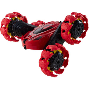 RC Stunt Car Toy with Explosive Wheels - Blue by komore