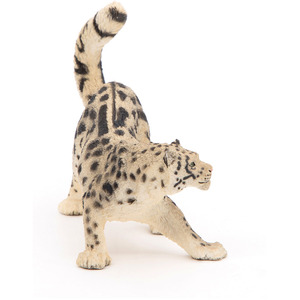 PAPO Wild Animal Kingdom Snow Leopard Toy Figure - Black by PAPO