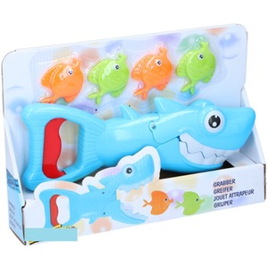 Shark Attack Bath Grabber Bath Toy for Kids Toddler - Light Blue by UMKYTOYS