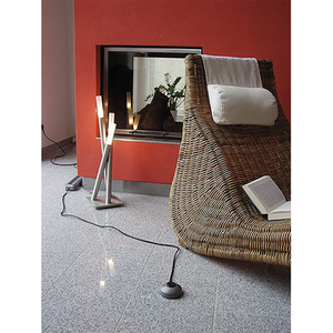 6 Gang Extension Lead with Foot Operated On-Off Switch - Black by Brennenstuhl