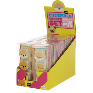 Eraser 3 Piece Set - Adoramals Pets - Brown by Adoramals Pets