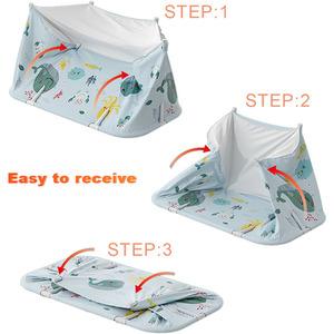 Seabed Foldable Bathtub with Cushion by Livingandhome