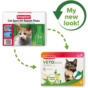 Beaphar Cat Spot On Flea Repellent - 3 by Beaphar