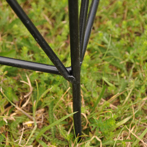 Pair of Roman Steel Garden Obelisks (2.1m) - Black by Selections