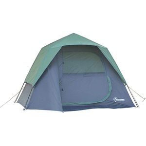 Outsunny 4 Adult Pop Up Camping Tent - Olive Green by Outsunny