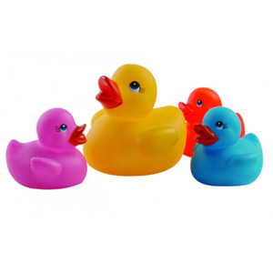 4 Piece Bath Family Duck for Kids Bath Toys - Multicolor by UMKYTOYS