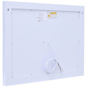 Frameless Anti-Fog LED Bathroom Wall Mirror - White by Livingandhome