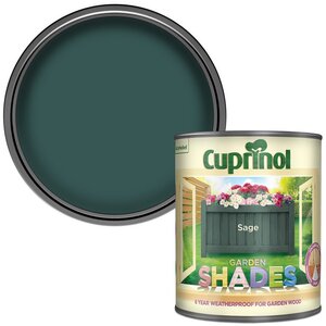 Cuprinol Garden Shades Paint - Sage / 1l by Cuprinol