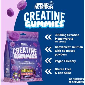 Creatine Gummies 3000mg by Applied Nutrition