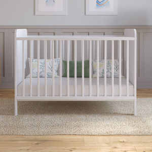 Levi Cot Bed With Mattress - White by Love For Sleep