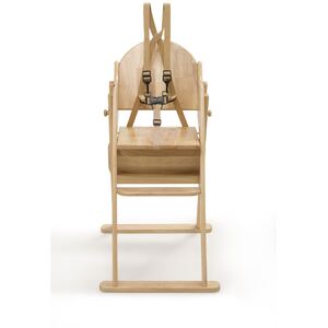 Deluxe Putaway Folding Wooden High Chair - Natural by Safetots