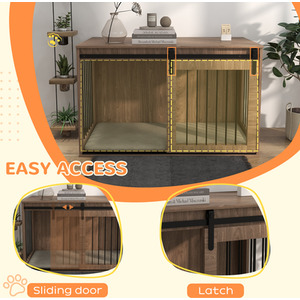 PawHut Dog Crate Furniture with Removable Cushion by PawHut
