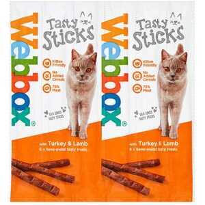 Webbox Tasty Sticks - Turkey and Lamb by Webbox