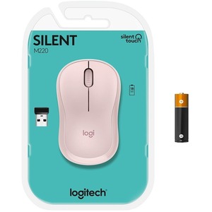 Logitech Wireless Optical Mouse - Multicoloured / Rose by Logitech