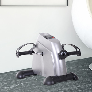 HOMCOM Mini Exercise Bike - Silver by HOMCOM