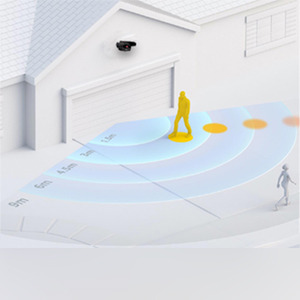 Mydome Wireless Driveway Alarm Kit Home Security Garden Alarm - Midnight Black / Double by mydome