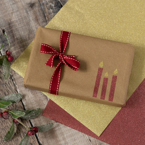 dc fix Glitter Red Self Adhesive Vinyl Wrap - red by d-c-fix