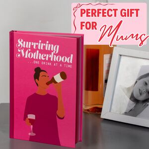 Surviving Motherhood One Glass of Wine at a Time - Pink by Bee Three Books