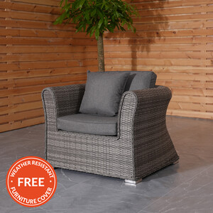 New England Chair - Grey / 1 by Malay