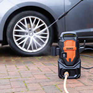 Saber 1200W Pressure Washer - Black and Orange by Saber