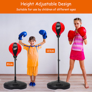 Stand-up Punching Ball - Red by Costway