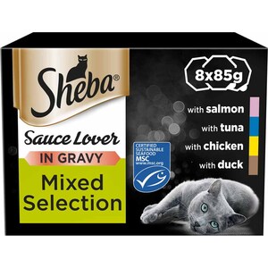 Sheba Sauce Lover in Gravy Mixed Selection by Sheba