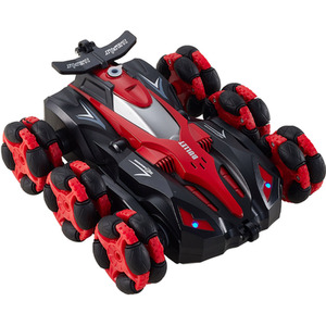 Spray Drift Remote-Controlled Stunt Car Toy - Red / 22.5cm by komore