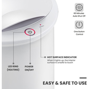 Portable Spa Hot Towel Heater - White by Costway