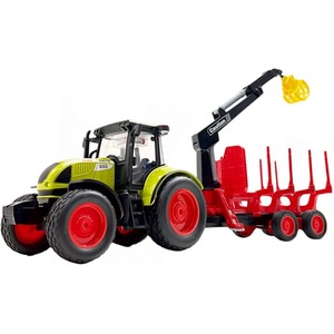 2Pcs Farm Tractor Toy Truck Set - Multicolour / Tractor and Lumbar Transport by Big Daddy