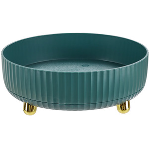 Rotating Round Spice Storage Rack Tray Turntable Kitchen Organizer by Livingandhome