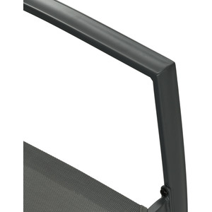 Outsunny 7 Pieces Patio Dining Set with 6 Stackable Chairs for Poolside - Grey by Outsunny