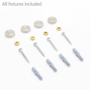 Frameless Rectangle Mirror 450 x 600mm - Silver