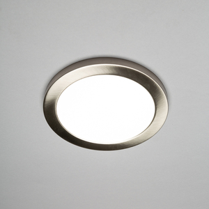 Darly LED 18 Watt Flush Ceiling or Wall Light - Satin Nickel by Litecraft
