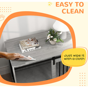 PawHut Dog Crate Furniture with Removable Cushion by PawHut