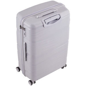 4PCS Lockable Travel Suitcase Set - Light Grey by Livingandhome