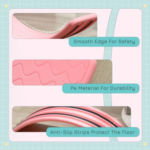 ZONEKIZ Balance Board, Kids Wobble board, Montessori Toy for 3-6 Years - Pink by ZONEKIZ