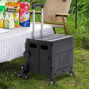 Folding Stair Climbing Shopping Trolley by lifeideas