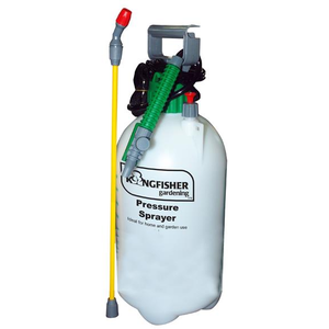 8 Litre Garden Pressure Sprayer with Shoulder Strap Lance - White by Samuel Alexander