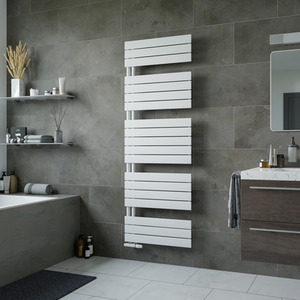 Agadon Panio UP Towel Radiator White - white / 60cm / 172cm by Agadon