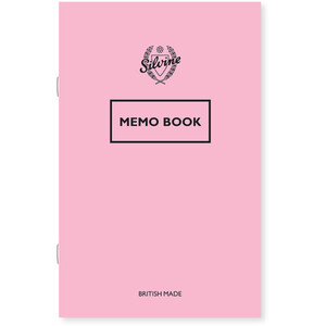 A6 Pastel Memo Notebook by Silvine