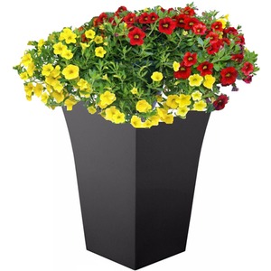 Black Milano Planter - Black / 6 by Ceramica