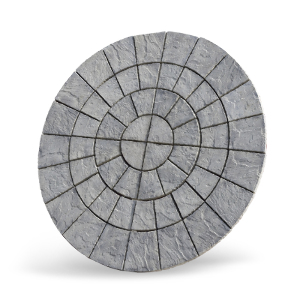 Cathedral Circle Paving Kit - Grey by Bowland Stone