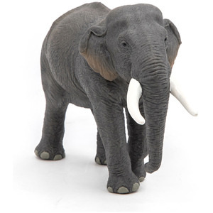 PAPO Wild Animal Kingdom Asian Elephant Toy Figure - Grey by PAPO