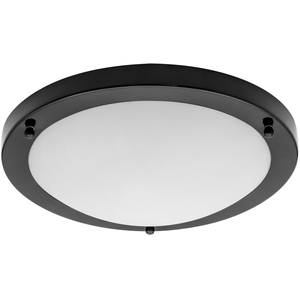 Mari Large Bathroom Ceiling Flush - Satin Black by Litecraft