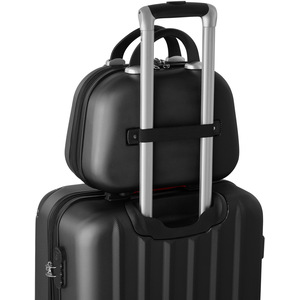 tectake Suitcase Set 4-Piece Pucci - Black by tectake