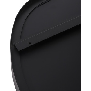 Cloud-Shaped Iron Frame Explosion-Proof Wall Mirror - Black by Livingandhome