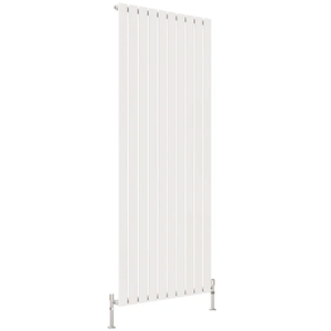 Flat Panel Vertical Designer Radiators - White / 680mm / 46mm / 1800mm