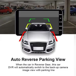 4 Inch Dual Dash Car HD Camera - Black