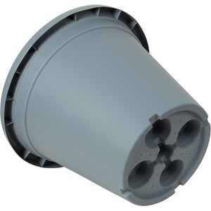 Clever Pots Round Plant Pot - Charcoal / 40.3cm by Clever Pots