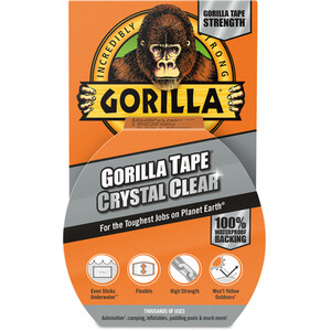 Gorilla Tape Crystal Clear by Gorilla
